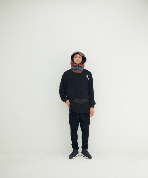 STOF(ストフ)の「STOF/ストフ/Mixture Pul Hoodie(パーカー・メンズ・グレー/ブラック・M/S)」の3枚目の写真