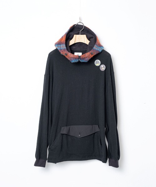 STOF(ストフ)の「STOF/ストフ/Mixture Pul Hoodie(パーカー・メンズ・グレー/ブラック・M/S)」の8枚目の写真