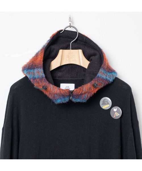 STOF(ストフ)の「STOF/ストフ/Mixture Pul Hoodie(パーカー・メンズ・グレー/ブラック・M/S)」の9枚目の写真