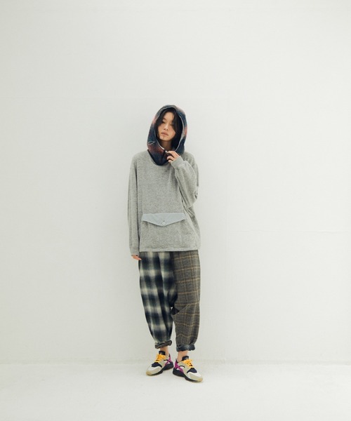 STOF(ストフ)の「STOF/ストフ/Mixture Pul Hoodie(パーカー・メンズ・グレー/ブラック・M/S)」の17枚目の写真