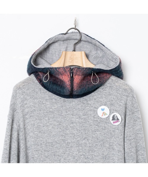 STOF(ストフ)の「STOF/ストフ/Mixture Pul Hoodie(パーカー・メンズ・グレー/ブラック・M/S)」の21枚目の写真