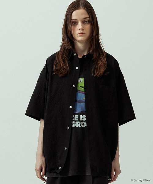 SLICK(スリック)の「【SLICK/スリック】SLICK / TOY STORY Print T-shirt 02/トイストーリー/パウダー加工プリントTシャツ/オーバーサイズ シルエット/ ビンテージ / ディズニー/ピクサー(Tシャツ/カットソー・メンズ・ホワイト/ブラック・3/2/1)」の20枚目の写真