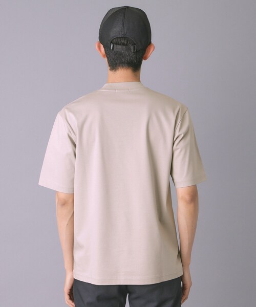 ADABAT STREAM(アダバットストリーム)の「接触冷感/抗菌防臭/消臭 アイスクリアコットン ワンポイントT(Tシャツ/カットソー・メンズ・ブラック/ホワイト/ベージュ・46/48/50)」の11枚目の写真