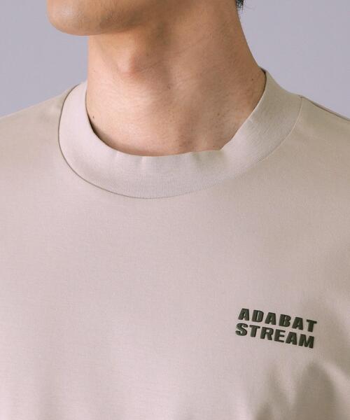 ADABAT STREAM(アダバットストリーム)の「接触冷感/抗菌防臭/消臭 アイスクリアコットン ワンポイントT(Tシャツ/カットソー・メンズ・ブラック/ホワイト/ベージュ・46/48/50)」の12枚目の写真