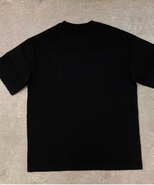 revertical(リバーティカル)の「刺繍ロゴTシャツ/立体ロゴデザイン 半袖カットソー(Tシャツ/カットソー・メンズ・ブラウン/ホワイト/ブラック・LARGE/MEDIUM)」の9枚目の写真