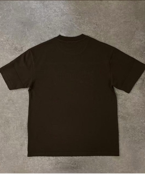 revertical(リバーティカル)の「刺繍ロゴTシャツ/立体ロゴデザイン 半袖カットソー(Tシャツ/カットソー・メンズ・ブラウン/ホワイト/ブラック・LARGE/MEDIUM)」の12枚目の写真