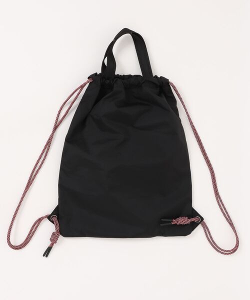 HUNTER(ハンター)の「HUNTER/ハンター ナップサック トラベル ドローストリング 2WAY DRAWSTRING BACKPACK TOTE(バックパック/リュック・レディース・ピンク/オフホワイト/ブラック/ライトブルー・FREE)」の17枚目の写真