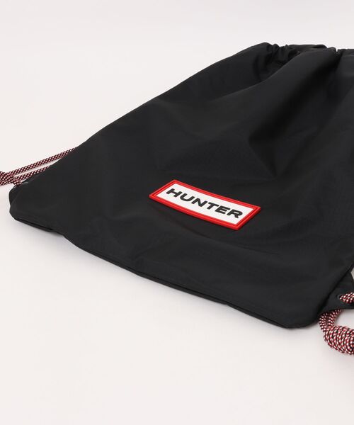HUNTER(ハンター)の「HUNTER/ハンター ナップサック トラベル ドローストリング 2WAY DRAWSTRING BACKPACK TOTE(バックパック/リュック・レディース・ピンク/オフホワイト/ブラック/ライトブルー・FREE)」の18枚目の写真