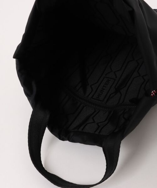 HUNTER(ハンター)の「HUNTER/ハンター ナップサック トラベル ドローストリング 2WAY DRAWSTRING BACKPACK TOTE(バックパック/リュック・レディース・ピンク/オフホワイト/ブラック/ライトブルー・FREE)」の19枚目の写真