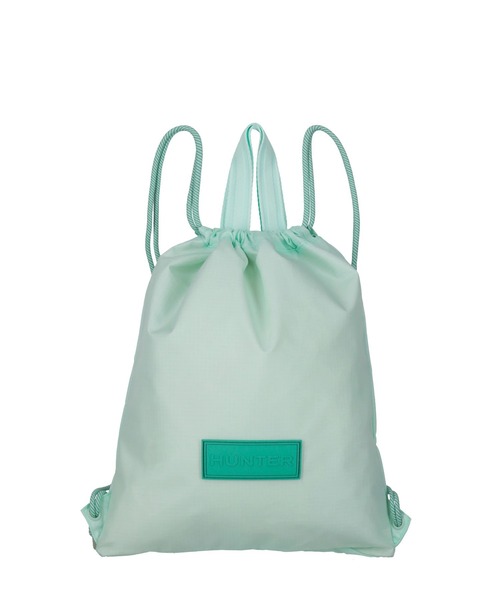 HUNTER(ハンター)の「HUNTER/ハンター ナップサック トラベル ドローストリング 2WAY DRAWSTRING BACKPACK TOTE(バックパック/リュック・レディース・ピンク/オフホワイト/ブラック/ライトブルー・FREE)」の4枚目の写真
