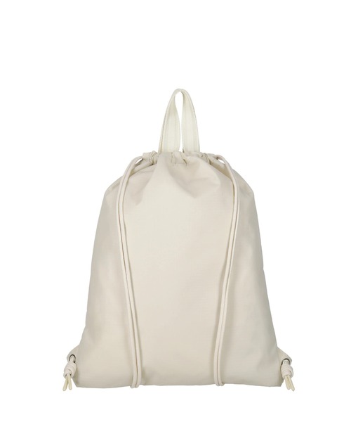 HUNTER(ハンター)の「HUNTER/ハンター ナップサック トラベル ドローストリング 2WAY DRAWSTRING BACKPACK TOTE(バックパック/リュック・レディース・ピンク/オフホワイト/ブラック/ライトブルー・FREE)」の5枚目の写真