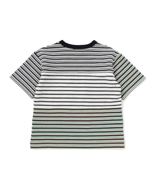 WASK(ワスク)の「マルチボーダー切り替えTシャツ(110~160cm)(Tシャツ/カットソー・キッズ・ブラック系その他・140cm/160cm/130cm/150cm)」の5枚目の写真