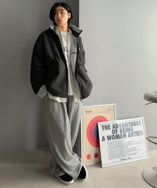 Java（ジャバ）の「《JaVaジャバコラボ》暖か、想像以上。ナイロン×ボア リバーシブルスタンドカラーブルゾン（ブルゾン・メンズ・ネイビー/ブラック/ブラウン/ブルー・SMALL/MEDIUM/X-LARGE/LARGE）」の21枚目の写真