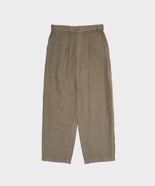 ATON（エイトン）の「【ATON / エイトン】COTTON LINEN VOILE LOOSE FIT PANTS（その他パンツ・メンズ・カーキ/ベージュ/ダークグレー・4/2）」の3枚目の写真