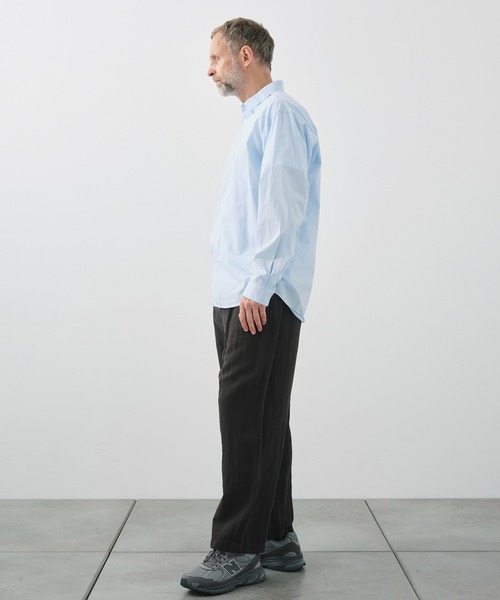 ATON（エイトン）の「【ATON / エイトン】COTTON LINEN VOILE LOOSE FIT PANTS（その他パンツ・メンズ・カーキ/ベージュ/ダークグレー・4/2）」の5枚目の写真