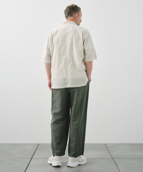 ATON（エイトン）の「【ATON / エイトン】COTTON LINEN VOILE LOOSE FIT PANTS（その他パンツ・メンズ・カーキ/ベージュ/ダークグレー・4/2）」の12枚目の写真
