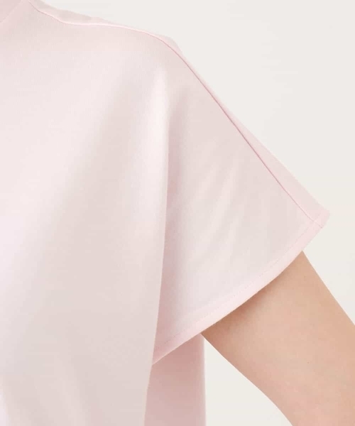 MK MICHEL KLEIN（エムケーミッシェルクラン）の「[洗える]ニュアンスロゴ フレンチスリーブTシャツ（Tシャツ/カットソー・レディース・ピンク/ホワイト・38）」の15枚目の写真