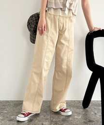 DOUBLE NAME（ダブルネーム）の「クロスウエストデザイン配色ステッチパンツ（その他パンツ）」