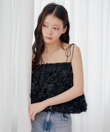 セットアイテム】ギンガムバルーンペプラムトップス+シュシュセット