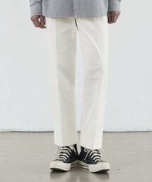 DRAW FIT（ドローフィット）の「コーデュロイテーパードウエストパンツ[ホワイト]（その他パンツ）」