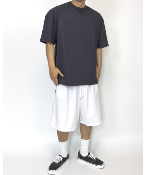 PACIENCIA(パシエンシア)の「無地オーバーサイズスラブ半袖NAVY(Tシャツ/カットソー・メンズ・その他・LARGE/X-LARGE/XX-LARGE)」の2枚目の写真
