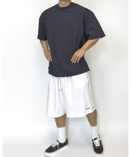 PACIENCIA(パシエンシア)の「無地オーバーサイズスラブ半袖NAVY(Tシャツ/カットソー・メンズ・その他・LARGE/X-LARGE/XX-LARGE)」の3枚目の写真