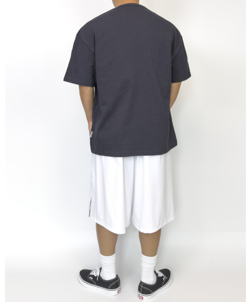 PACIENCIA(パシエンシア)の「無地オーバーサイズスラブ半袖NAVY(Tシャツ/カットソー・メンズ・その他・LARGE/X-LARGE/XX-LARGE)」の4枚目の写真