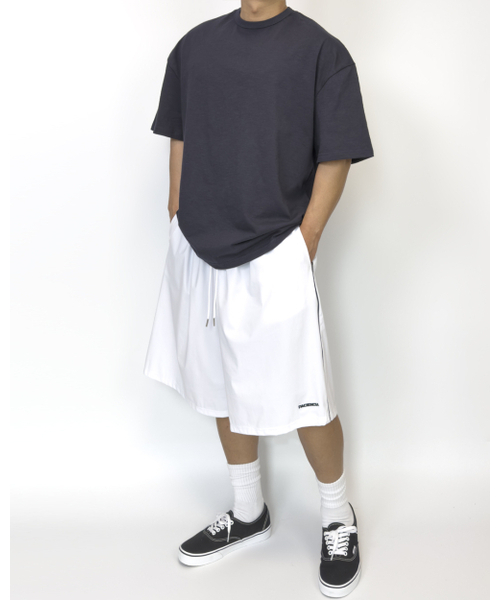 PACIENCIA(パシエンシア)の「無地オーバーサイズスラブ半袖NAVY(Tシャツ/カットソー・メンズ・その他・LARGE/X-LARGE/XX-LARGE)」の5枚目の写真