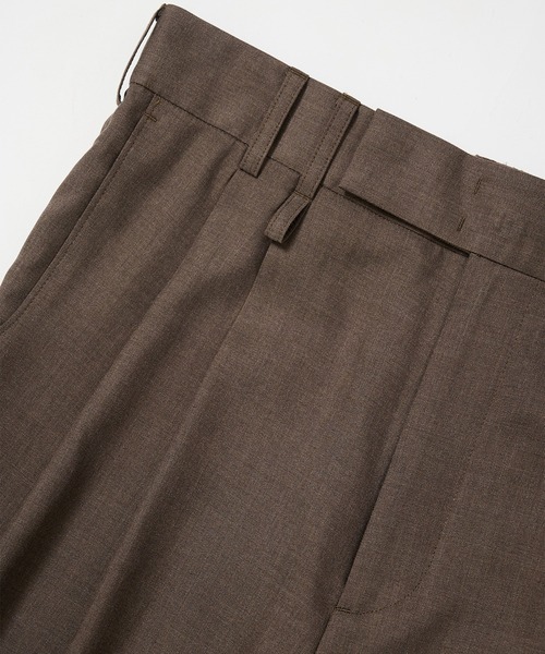 STUDIOUS（ステュディオス）の「【STUDIOUS】Woolycupra CurveSlacks（スラックス・メンズ・ベージュ/ブラウン・2/1/3）」の15枚目の写真