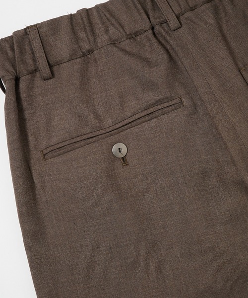 STUDIOUS（ステュディオス）の「【STUDIOUS】Woolycupra CurveSlacks（スラックス・メンズ・ベージュ/ブラウン・2/1/3）」の19枚目の写真
