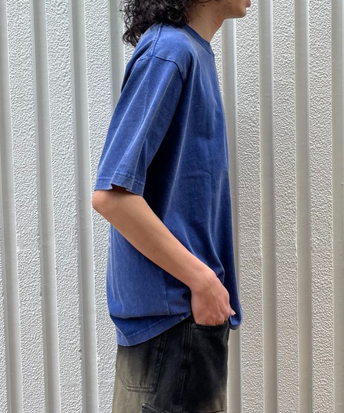 BEN DAVIS（ベンデイビス）の「WEGO/【WEB限定】BENDAVIS ヴィンテージライクT（Tシャツ/カットソー・メンズ・ブラック/ブルー・MEDIUM/LARGE）」の7枚目の写真