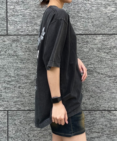 BEN DAVIS（ベンデイビス）の「WEGO/【WEB限定】BENDAVIS ヴィンテージライクT（Tシャツ/カットソー・メンズ・ブラック/ブルー・MEDIUM/LARGE）」の11枚目の写真