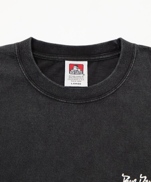 BEN DAVIS（ベンデイビス）の「WEGO/【WEB限定】BENDAVIS ヴィンテージライクT（Tシャツ/カットソー・メンズ・ブラック/ブルー・MEDIUM/LARGE）」の16枚目の写真