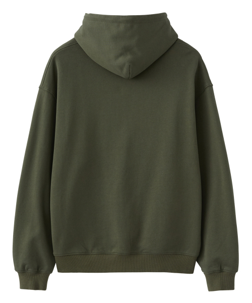 RAIMENT(レイメント)の「ワッフルレタリンググラフィックフードパーカー_カーキ(パーカー・メンズ・その他・SMALL/MEDIUM/LARGE)」の4枚目の写真