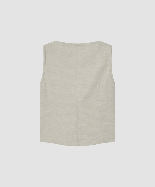 THE LILLE(ザ リル)の「Blair Boat Sleeveless_Light Beige(Tシャツ/カットソー・レディース・その他・FREE)」の3枚目の写真
