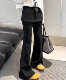 Vini | 2WAYレイヤードスカートパンツ(その他パンツ)