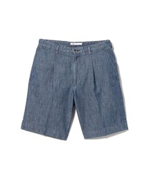 BEAMS F | 【別注】GERMANO / コットン デニム 1プリーツ ショーツ(その他パンツ)