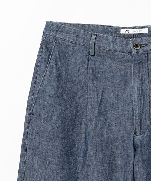 BEAMS F(ビームスエフ)の「【別注】GERMANO / コットン デニム 1プリーツ ショーツ(その他パンツ・メンズ・インディゴブルー・44/46/48/50)」の3枚目の写真