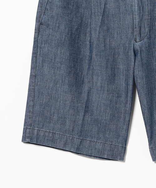 BEAMS F(ビームスエフ)の「【別注】GERMANO / コットン デニム 1プリーツ ショーツ(その他パンツ・メンズ・インディゴブルー・44/46/48/50)」の5枚目の写真