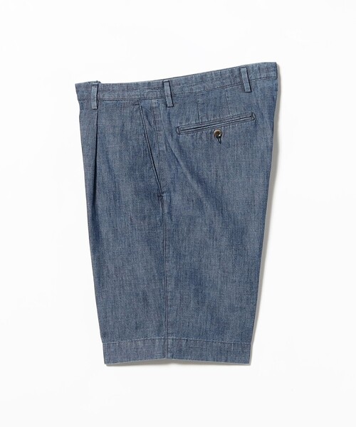 BEAMS F(ビームスエフ)の「【別注】GERMANO / コットン デニム 1プリーツ ショーツ(その他パンツ・メンズ・インディゴブルー・44/46/48/50)」の6枚目の写真