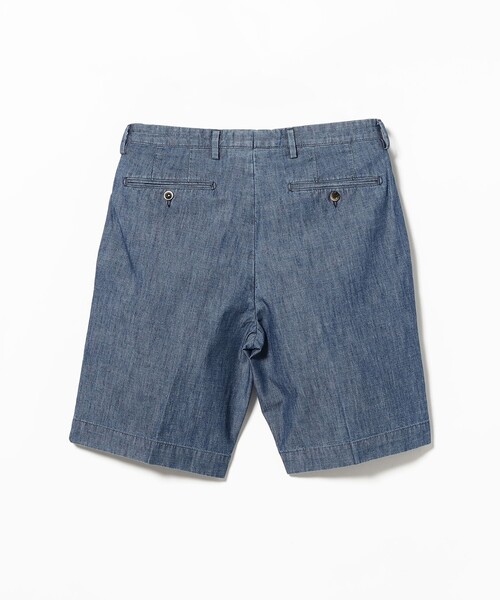 BEAMS F(ビームスエフ)の「【別注】GERMANO / コットン デニム 1プリーツ ショーツ(その他パンツ・メンズ・インディゴブルー・44/46/48/50)」の7枚目の写真