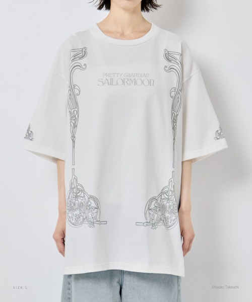 tanakadaisuke(タナカダイスケ)の「【tanakadaisuke/タナカダイスケ】Pretty Guardian Sailor Moon T-shirt L/プリティガーディアンセーラームーンTシャツ Lサイズ(Tシャツ/カットソー・レディース・ホワイト・L)」の4枚目の写真