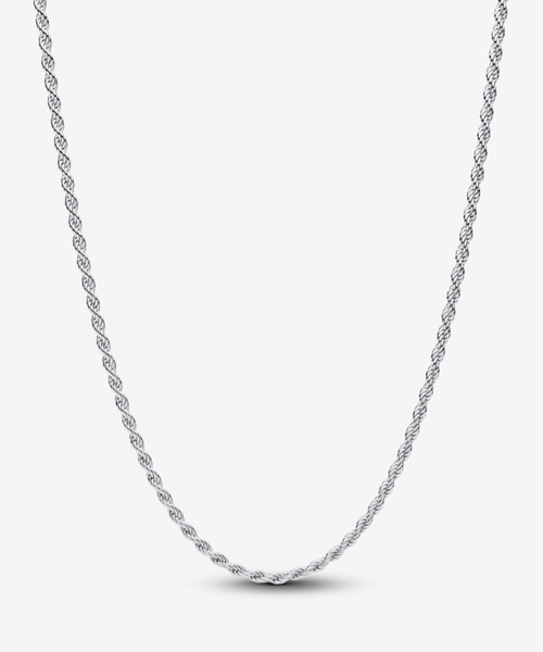 シルバー ロープ チェーン ネックレス (70cm)（ネックレス）｜Pandora