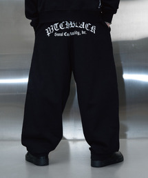 BASIC LOGO SWEAT PANTS (BLACK)