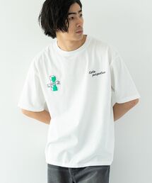 度詰め天竺サガラ刺繍T