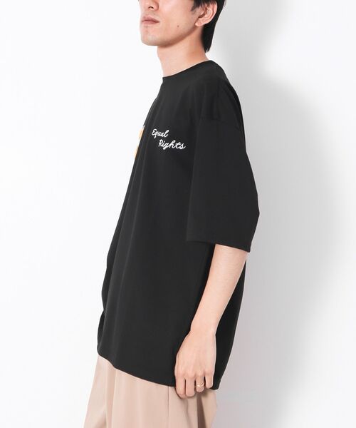 CRAFT STANDARD BOUTIQUE(クラフトスタンダードブティック)の「度詰め天竺サガラ刺繍T(Tシャツ/カットソー・メンズ・ホワイト系その他/ホワイト/ブラック/チャコールグレー・L/LL/M)」の16枚目の写真
