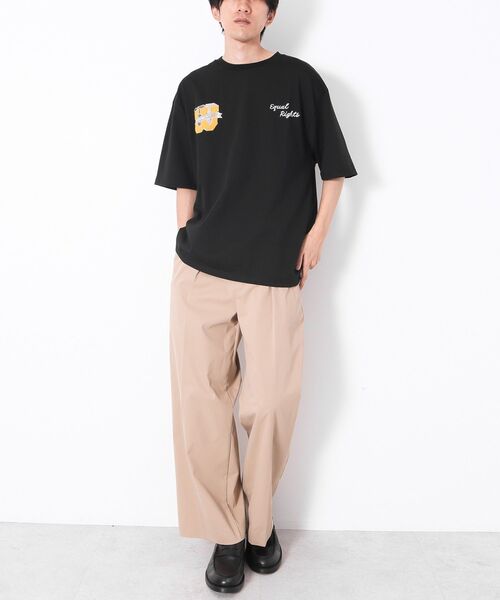 CRAFT STANDARD BOUTIQUE(クラフトスタンダードブティック)の「度詰め天竺サガラ刺繍T(Tシャツ/カットソー・メンズ・ホワイト系その他/ホワイト/ブラック/チャコールグレー・L/LL/M)」の18枚目の写真