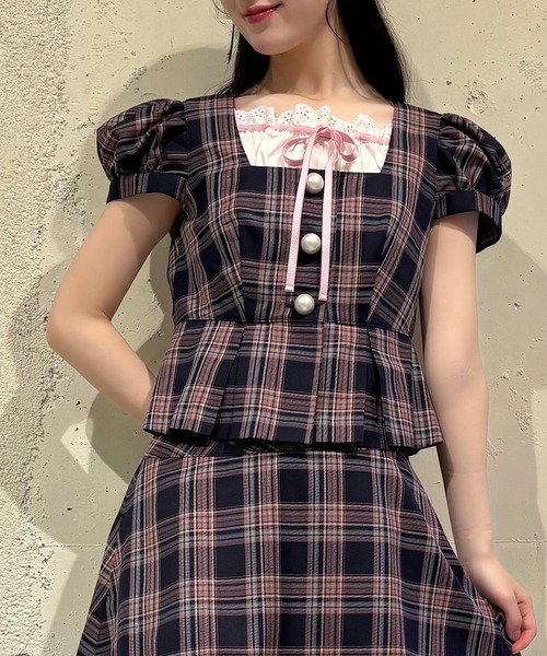 MILK(ミルク)の「Noble プチ トップス(シャツ/ブラウス・レディース・A/B・FREE)」の2枚目の写真