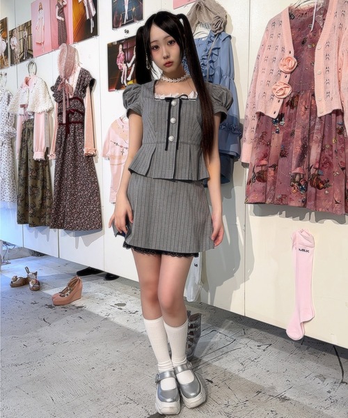 MILK(ミルク)の「Noble プチ トップス(シャツ/ブラウス・レディース・A/B・FREE)」の4枚目の写真