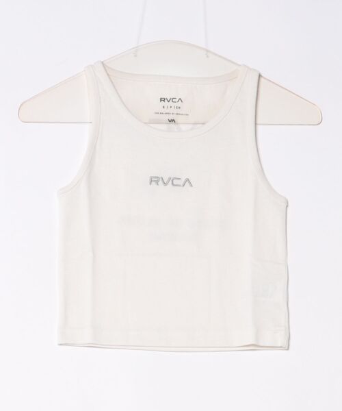 RVCA（ルーカ）の「RVCA/ルーカ レディース タンクトップ クロップド丈 ショート丈 BG04C360（タンクトップ・レディース・ライトピンク/ホワイト/ブラック・M/S）」の11枚目の写真